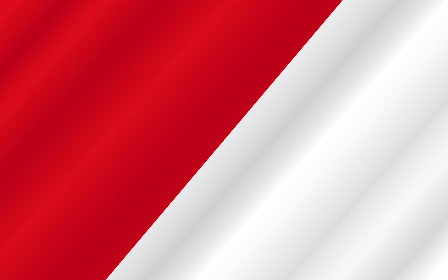 fond de drapeau indonésie - indonésie joyeux jour de l'indépendance, bannière, illustration vectorielle. vacances indonésiennes 17 août élément de design avec drapeau vecteur