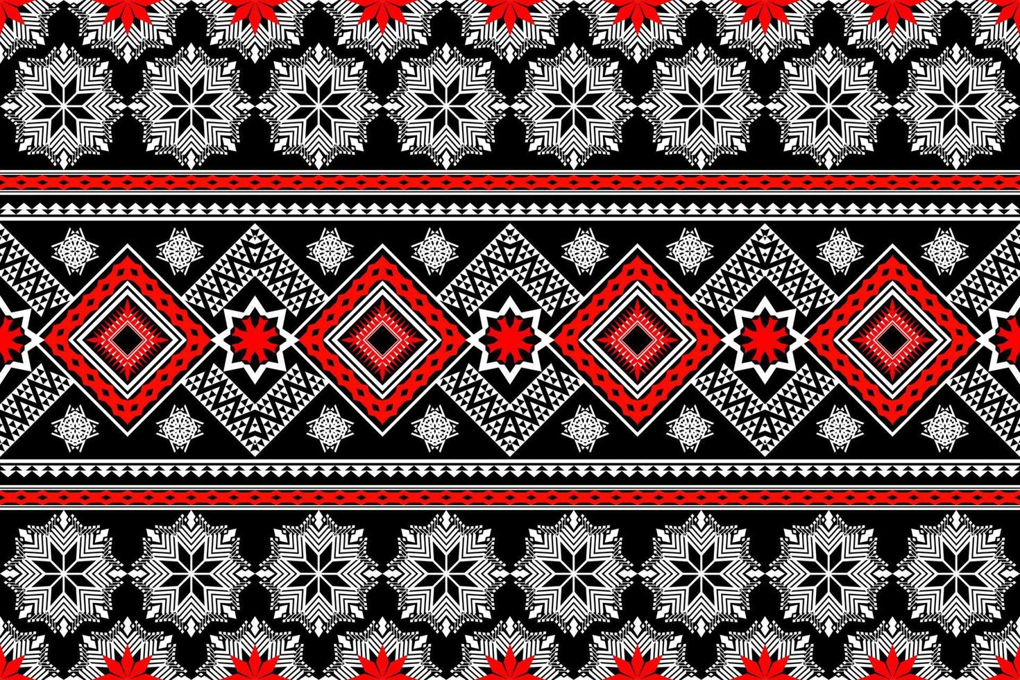 motif traditionnel oriental ethnique géométrique.figure style de broderie tribale.design pour papier peint, vêtements, emballage, tissu, illustration vectorielle vecteur