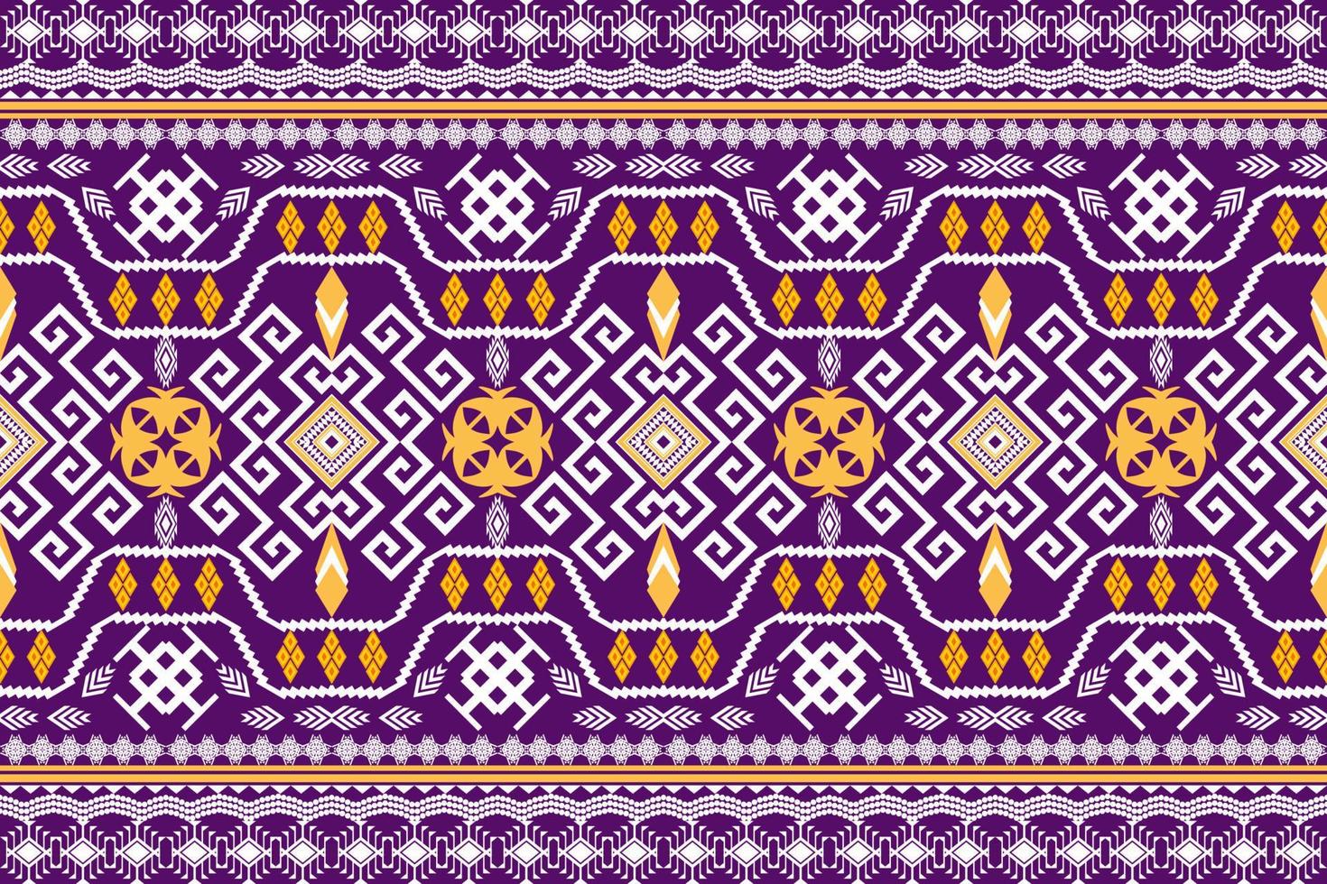 motif traditionnel oriental ethnique géométrique.figure style de broderie tribale.design pour papier peint, vêtements, emballage, tissu, illustration vectorielle vecteur