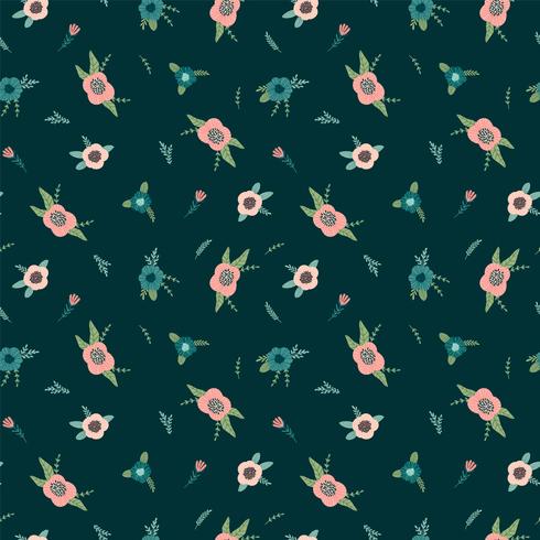 Floral pattern sans soudure. Conception de vecteur pour papier, couverture, tissu, décoration intérieure