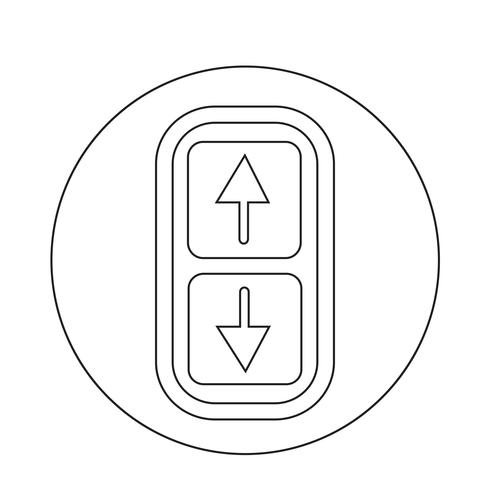 Flèche haut et bas vecteur