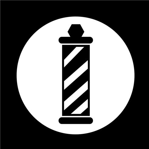 icône de barbier vecteur