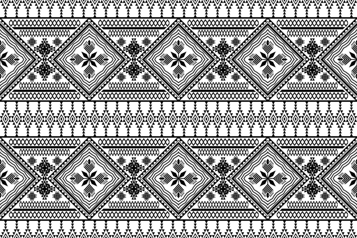 motif traditionnel oriental ethnique géométrique.figure style de broderie tribale.design pour papier peint, vêtements, emballage, tissu, illustration vectorielle vecteur