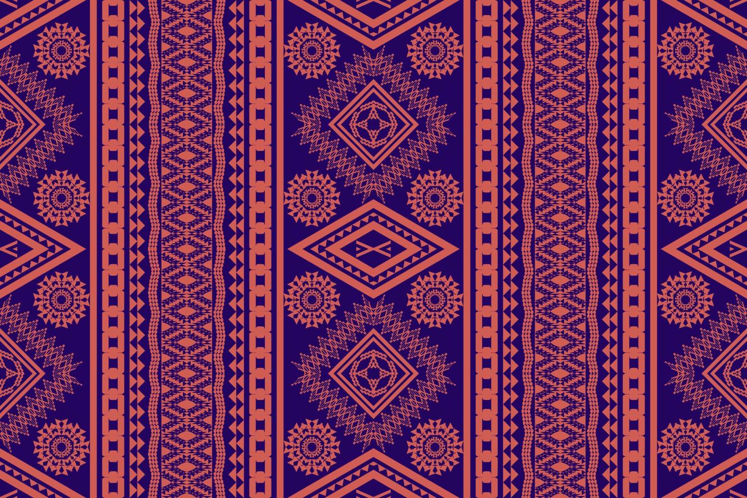 motif traditionnel oriental ethnique géométrique.figure style de broderie tribale.design pour papier peint, vêtements, emballage, tissu, illustration vectorielle vecteur