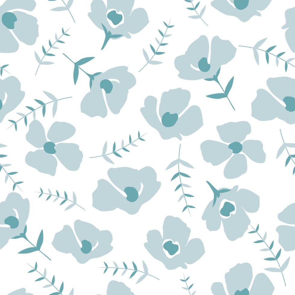 motif floral dans la petite fleur. texture vectorielle continue vecteur