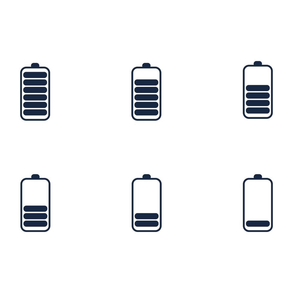 modèle de conception d'illustration vectorielle d'icône de logo de batterie d'alimentation. icône de vecteur de charge de batterie. alimentation de batterie et logo d'éclair éclair