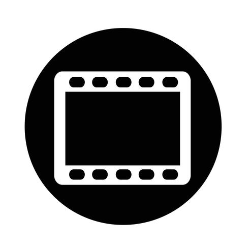 icône de film vidéo vecteur