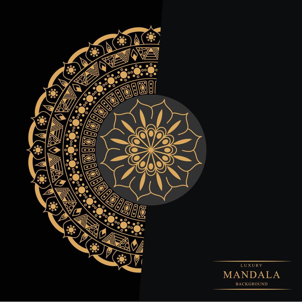 conception de fond de mandala de luxe. conception de fond de mandala de luxe. vecteur