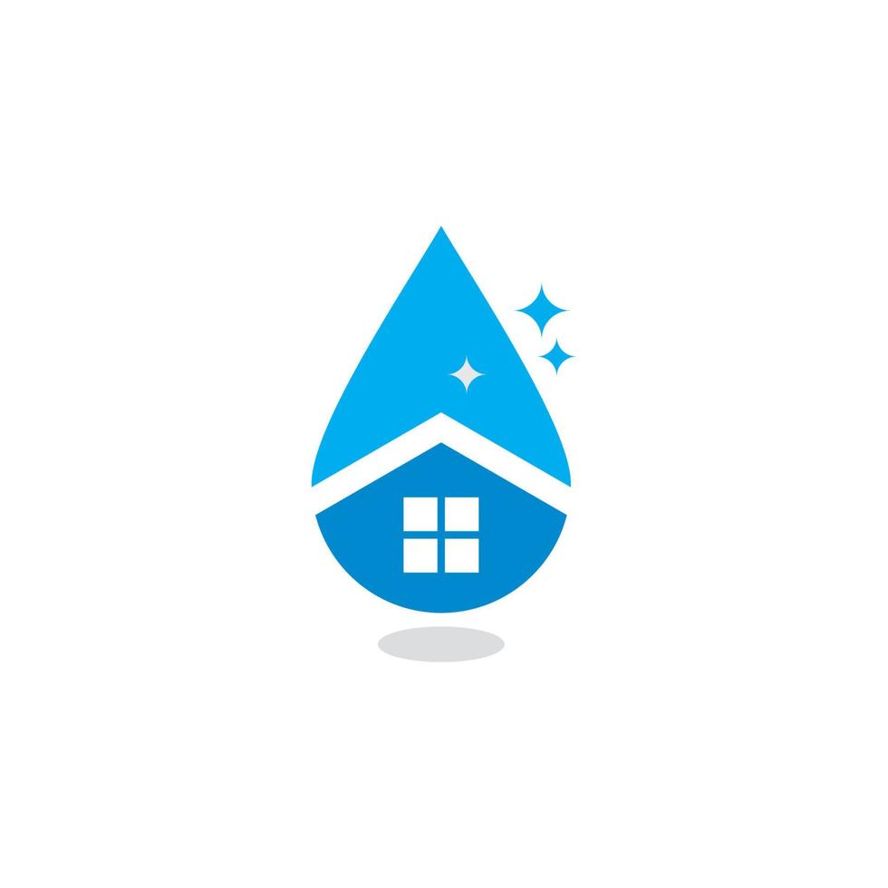 vecteur de maison abstraite, logo immobilier