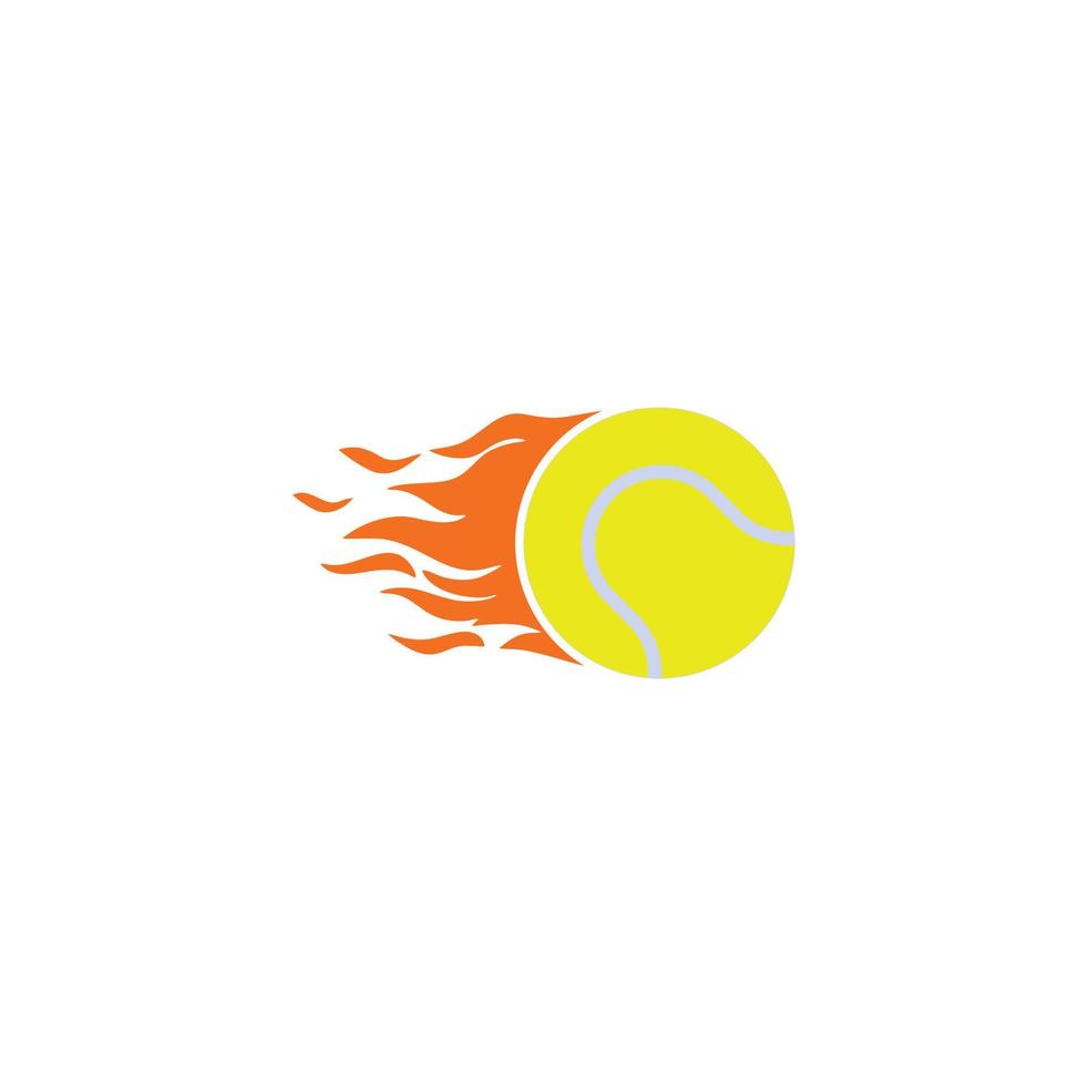 logo de balle de tennis, vecteur de logo de sport