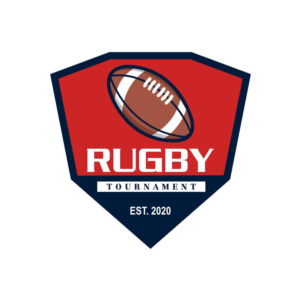 vecteur de rugby, vecteur de logo de sport