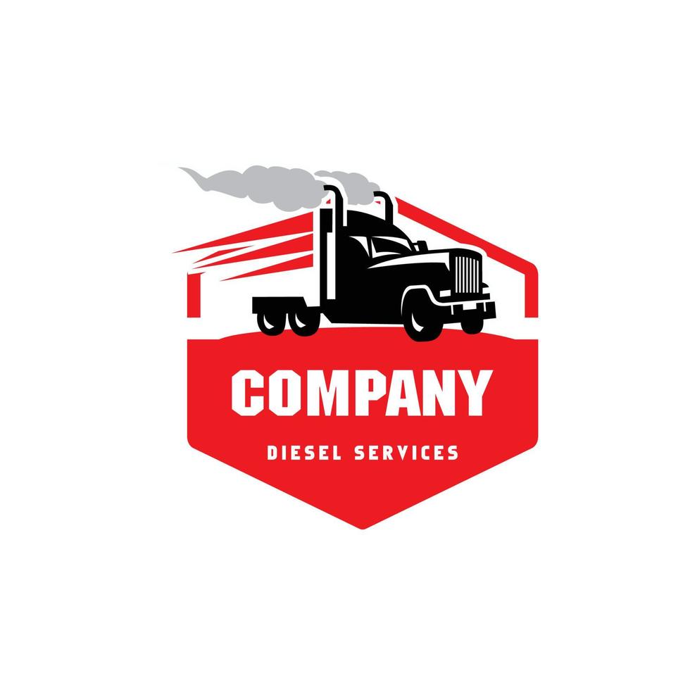 logo de service diesel, logo de l'industrie vecteur