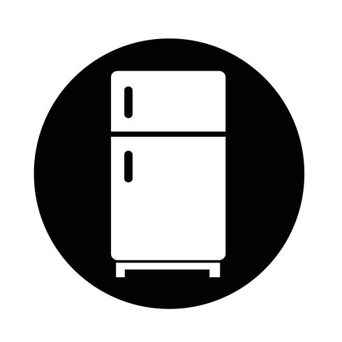 Icône de réfrigérateur vecteur
