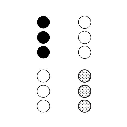 Vecteur d&#39;icônes de menu