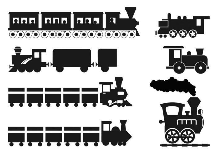 Cartoon Vector Train Pack