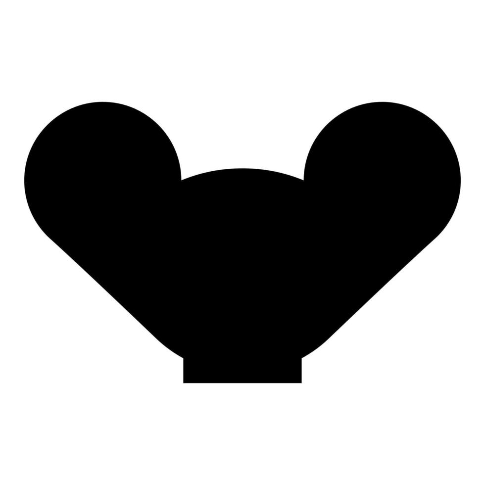 icône de noix barish illustration vectorielle de couleur noire style plat d'image vecteur