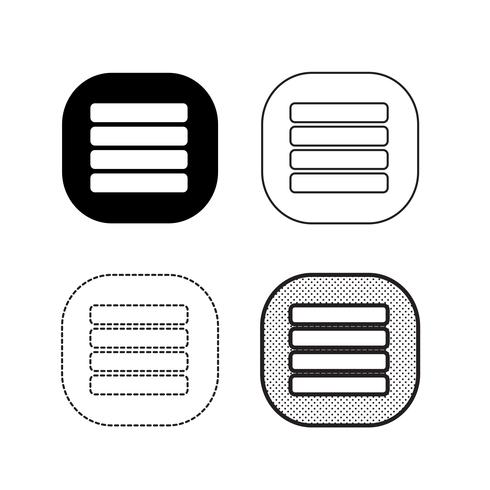 Vecteur d&#39;icône de menu