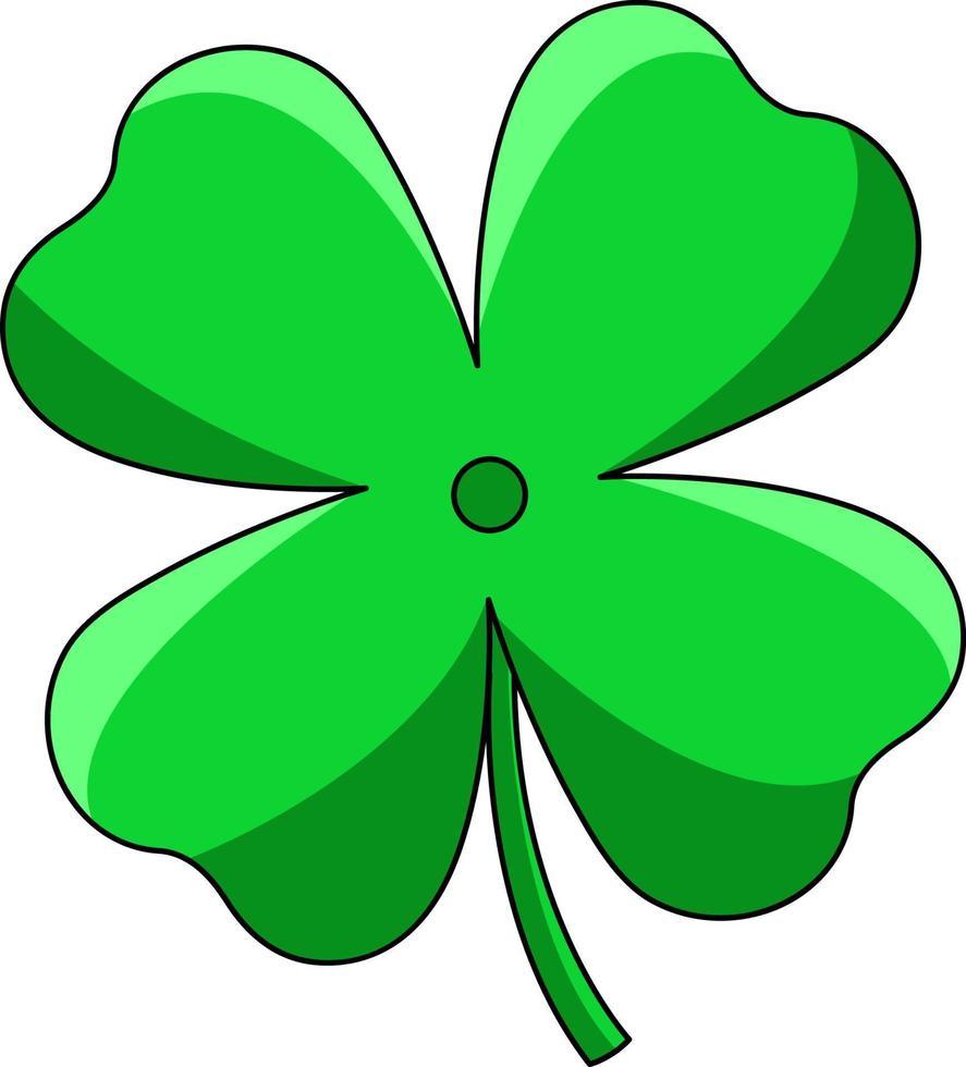 saint patricks day shamrock dessin animé clipart vecteur