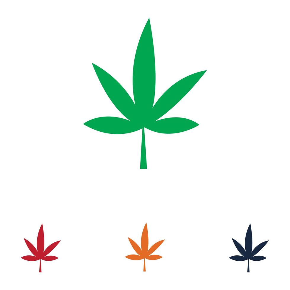 création de logo de cannabis vecteur