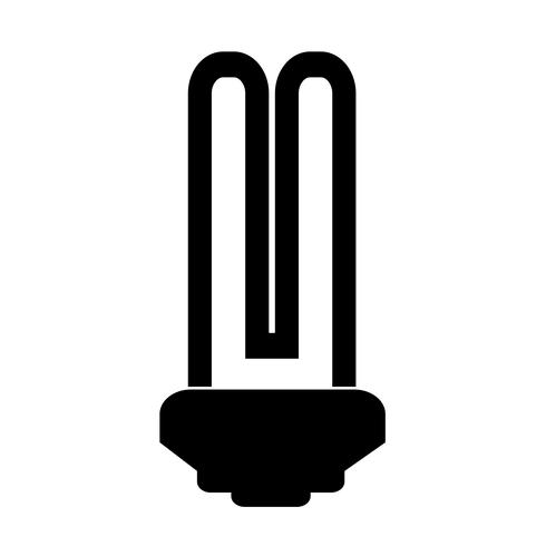 Icône de signe d&#39;ampoule vecteur