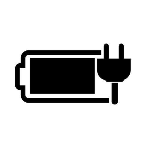 Signe de l&#39;icône de la batterie vecteur