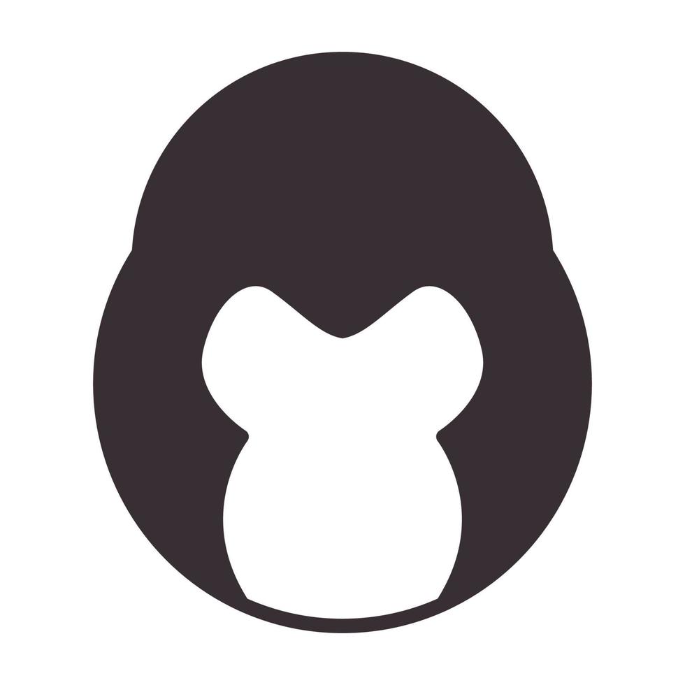 forme tête gorille logo symbole vecteur icône illustration graphisme