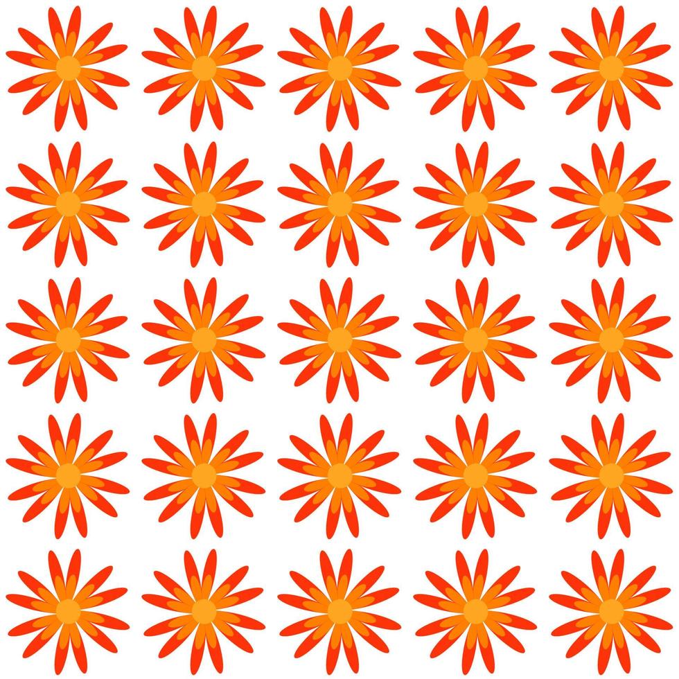 motif de fleurs colorées vecteur