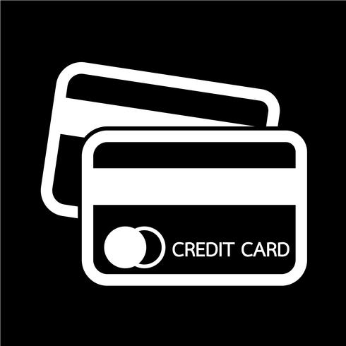 icône de carte de crédit vecteur