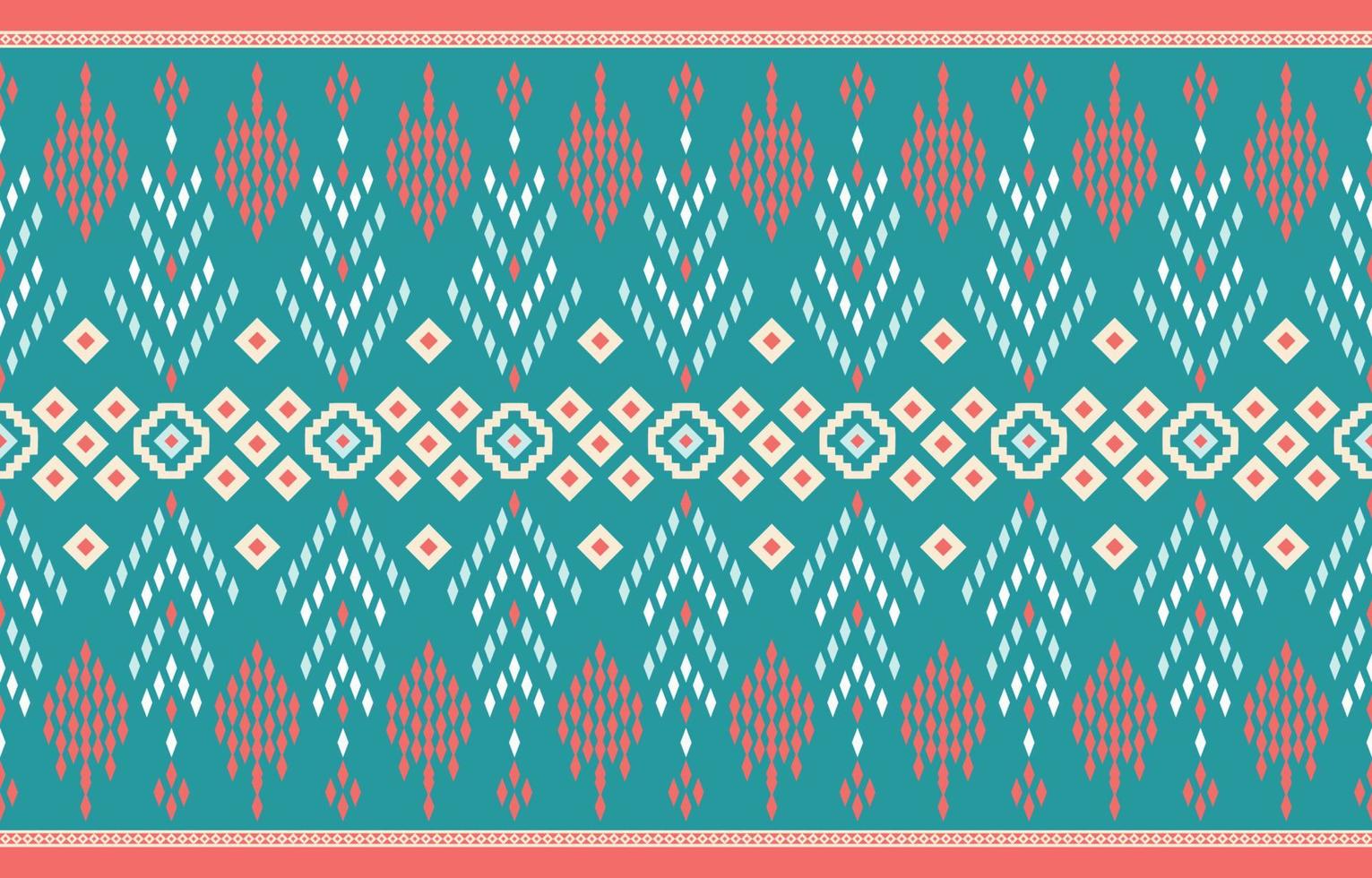 bel art géométrique abstrait ethnique. motif chevron sans couture en broderie tribale, folklorique et florale. aztec rhombus art ornament print.design pour tapis, papier peint, vêtements, emballage, tissu. vecteur