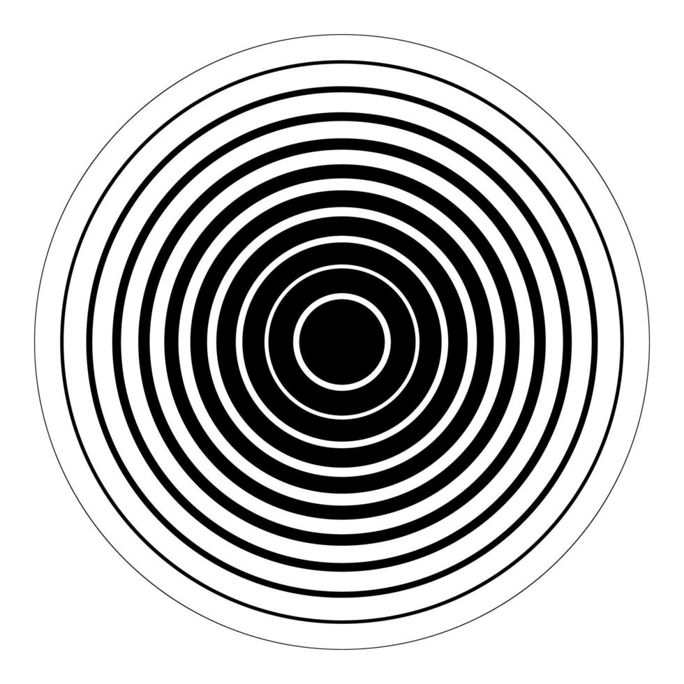 onde radio sans fil icône couleur noire illustration vectorielle image style plat vecteur