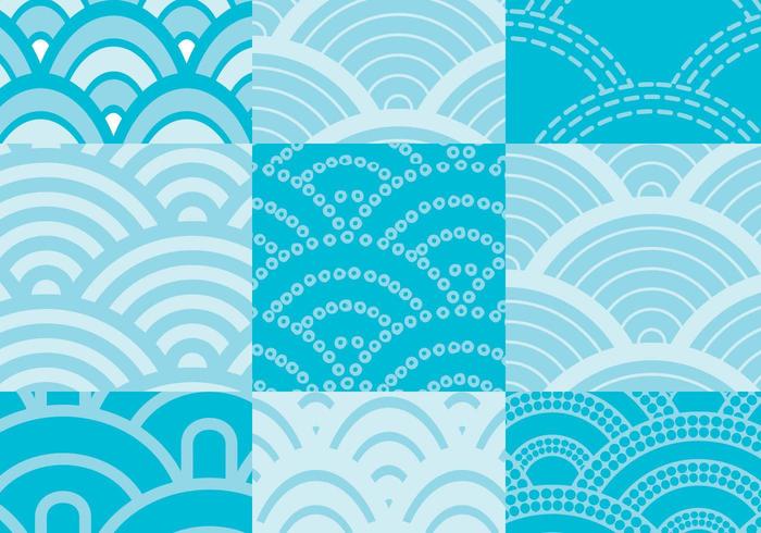 Wave Pattern Pack Vector