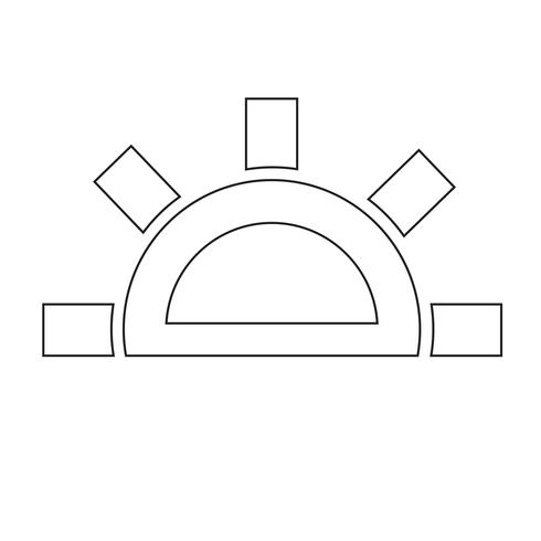 Illustration vectorielle icône météo vecteur