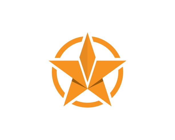Logo étoile modèle vector icon design illustration
