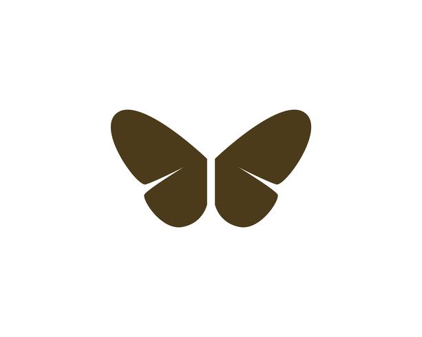 Papillon conceptuel simple, icône colorée. Logo. Illustration vectorielle vecteur