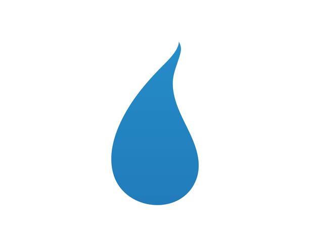 Goutte d&#39;eau Logo Template vecteur