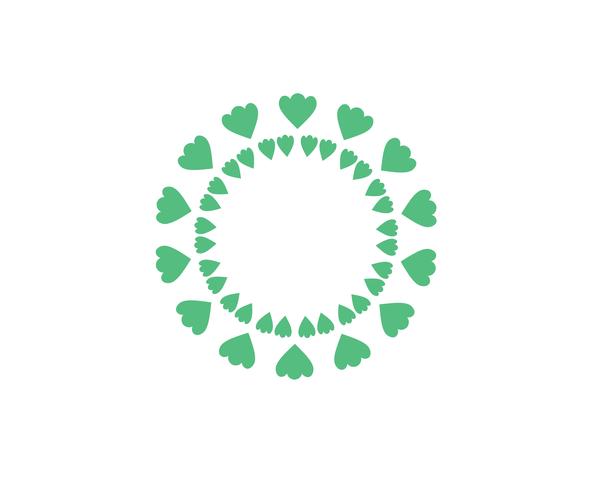 feuille verte nature logo et symbole modèle vecteur