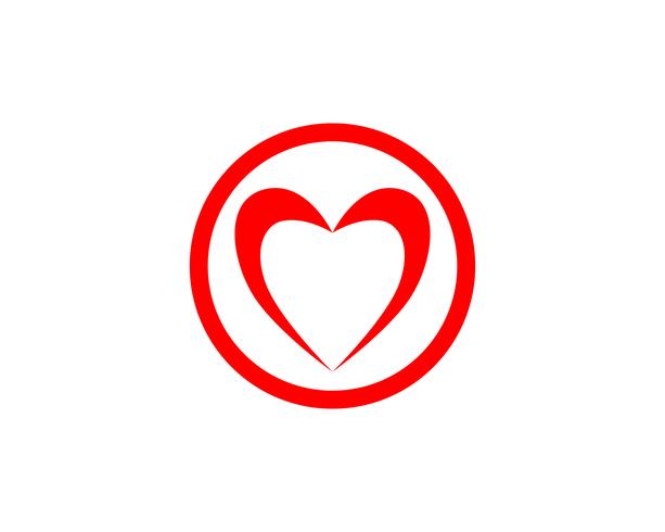 Amour Logo et symboles Vector Template icônes