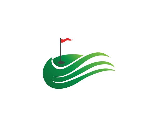 Éléments de symboles icônes club de golf et images vectorielles logo vecteur