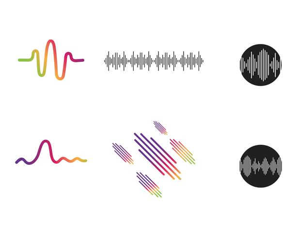 Illustration vectorielle d&#39;ondes sonores vecteur