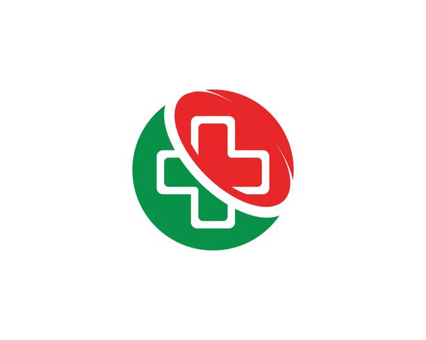 Logo de l&#39;hôpital et symboles modèle vecteur icônes