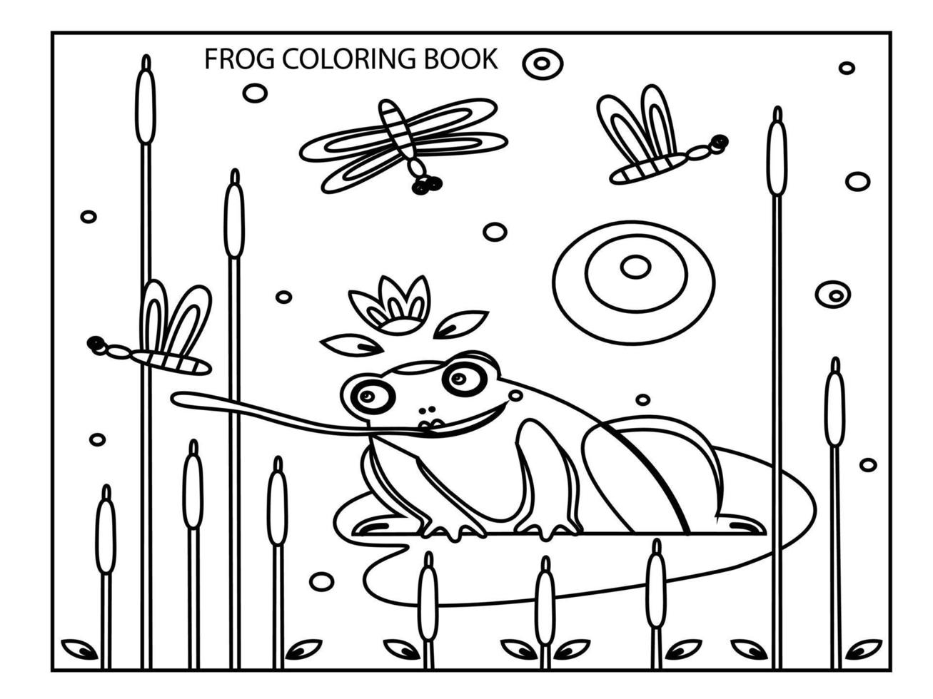 conception de pages de coloriage d'animaux. conception de pages à colorier. conception d'art en ligne animale. vecteur