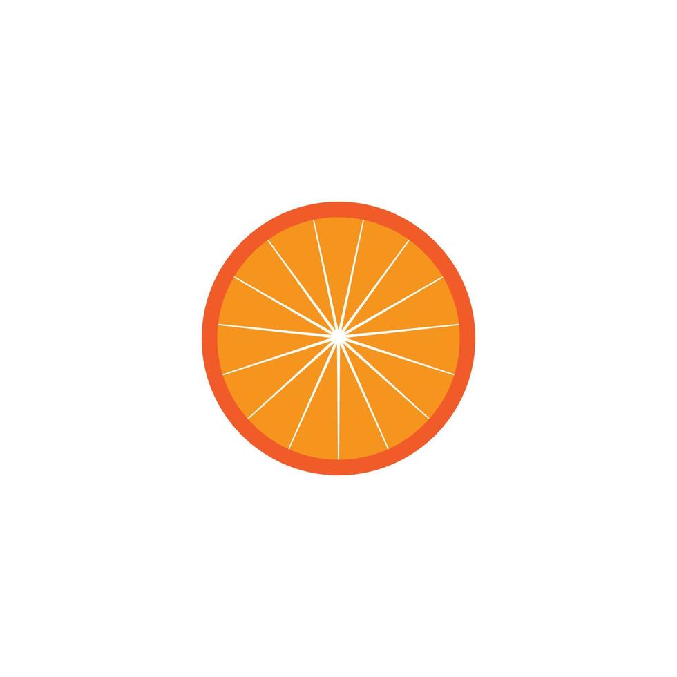 conception de logo orange icône vecteur illustration design