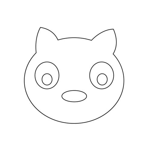 Icône de chat Illustration vectorielle vecteur