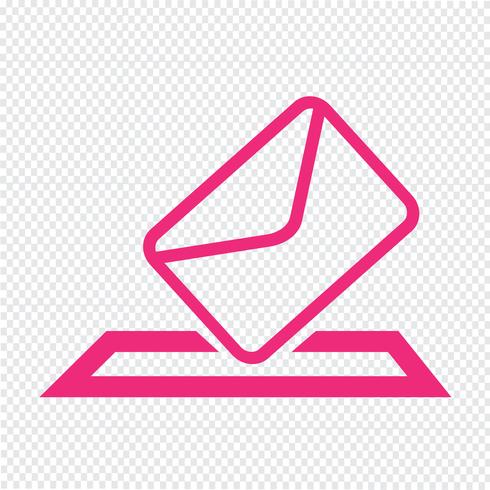 e-mail icône illustration vectorielle vecteur