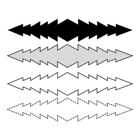 Icône illustration de vecteur flèche