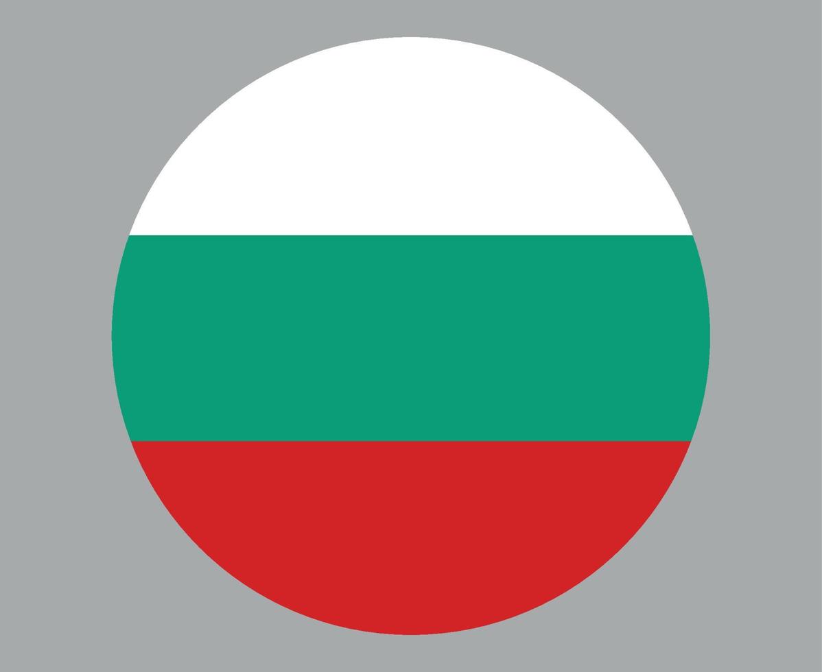 bulgarie drapeau national europe emblème icône illustration vectorielle élément de conception abstraite vecteur
