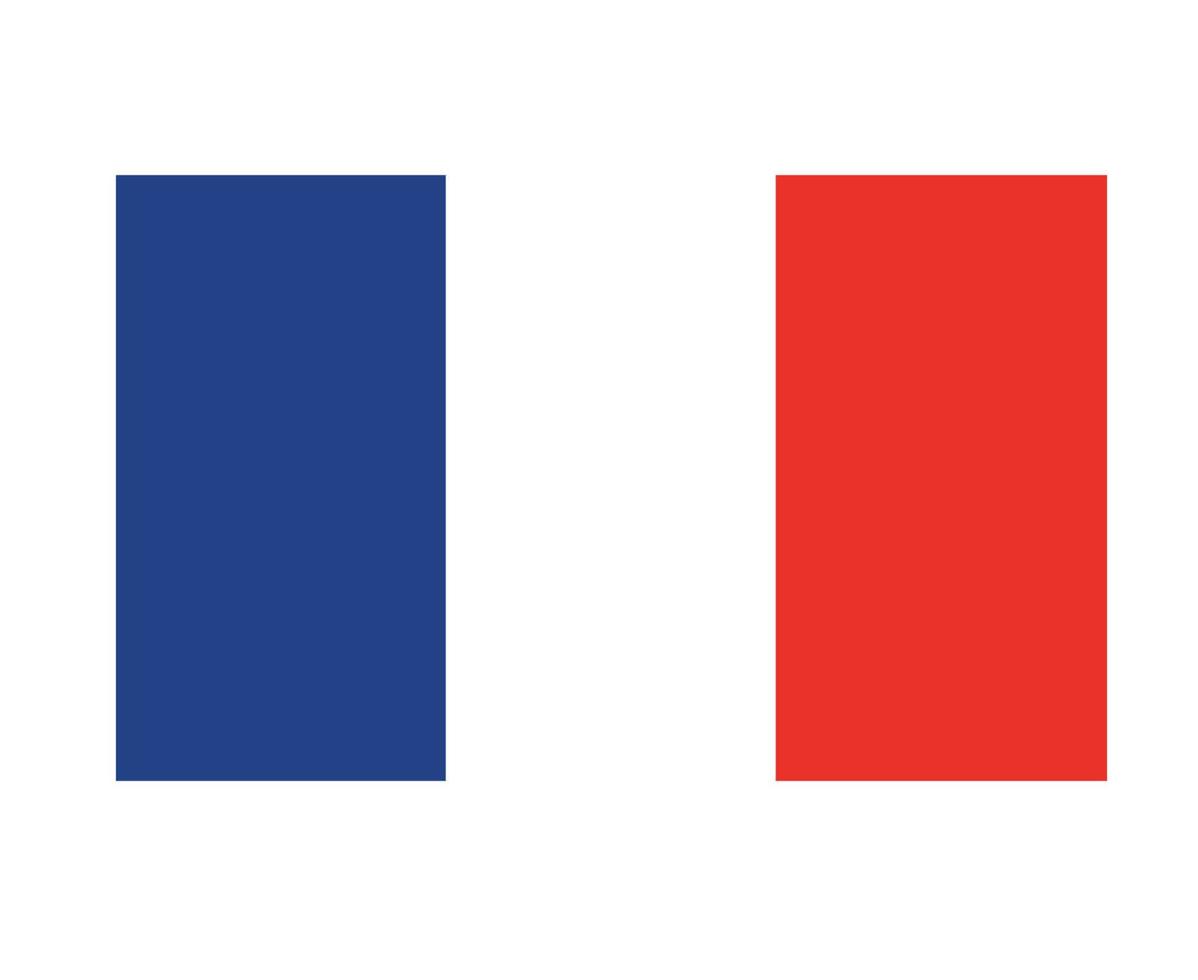 france drapeau national europe emblème symbole icône illustration vectorielle élément de conception abstraite vecteur