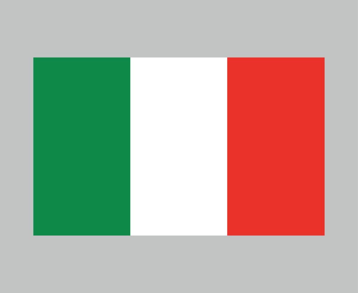 italie drapeau national europe emblème symbole icône illustration vectorielle élément de conception abstraite vecteur