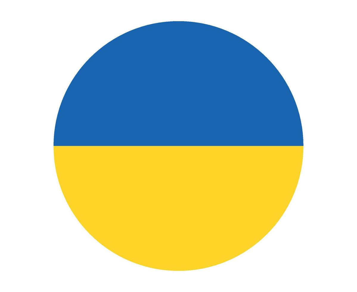 drapeau ukraine europe nationale emblème icône illustration vectorielle élément de conception abstraite vecteur