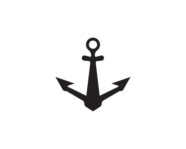 logo d&#39;ancrage et icônes de vecteur pour le modèle symbole